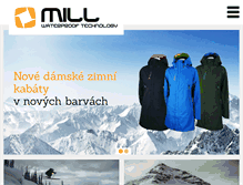 Tablet Screenshot of mill.cz
